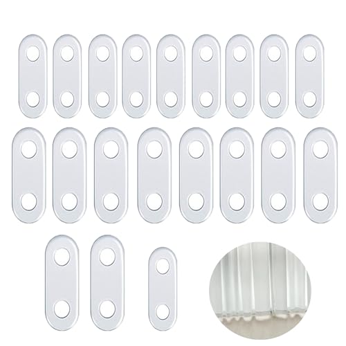 20 Pack Iron Curtain Weights for Drapes & Window Treatments – Heavy Duty Bottom Pendants