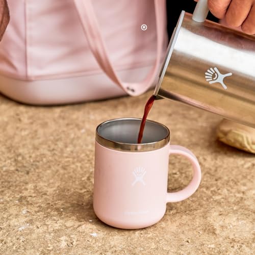 Hydro Flask Coffee Mug ? Insulated Stainless Steel, Non Spill, Leak Proof Travel Mug 12 Oz Trillium Pink