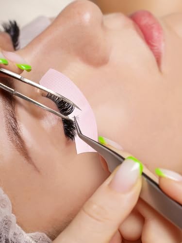 TEOYALL 5 Rolls PE Eyelash Extension Tape, Breathable Pink Micropore Lash Tape