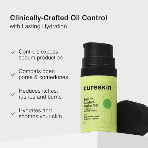 Cureskin Sebum Control Hydra Gel for Oily Skin 17g