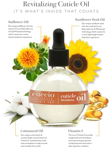 Cuccio Naturale Vanilla Bean & Sugar Revitalizing Cuticle Oil - 2.30 Fl Oz