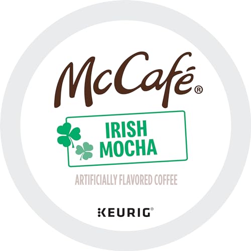 McCafe Irish Mocha, Keurig Single Serve K-Cup Pods, Flavored Coffee, 96 Count (4 Packs of 24)