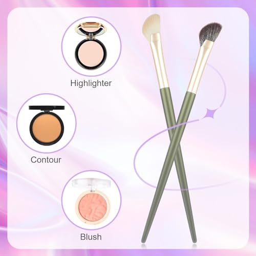 Thinp 2-Piece Nose Contour Brush & Angled Concealer Brush Set