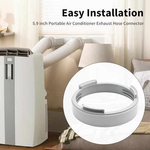 Portable Air Conditioner Hose Connector - 5.9 Inch Universal AC Extension