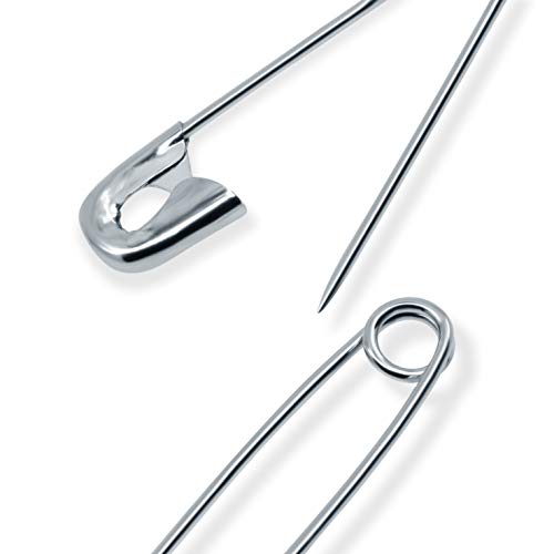 Dritz Safety Pins Size 1 (200 Count) - Nickel-Plated Steel