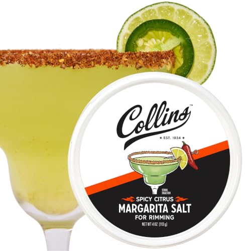 Spicy Citrus Salt Rimmer for Cocktails - 4 oz by Collins