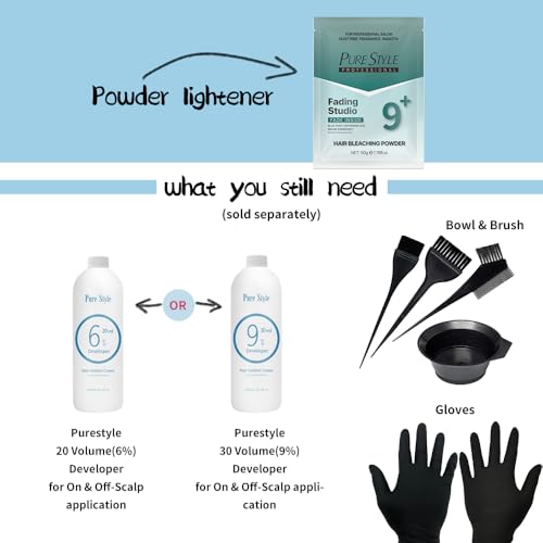 PURESTYLE Professional Ammonia-Free Hair Bleach Powder 50g