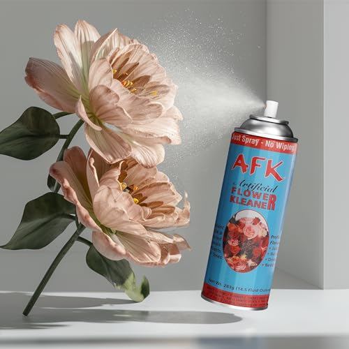 Silk Flower Cleaner Spray for Artificial Plants & Flowers - Dust Remover, Shine Enhancer, & No-Wipe Finish Treatment - Aerosol Spray for Fake Plants, Leaves & Décor