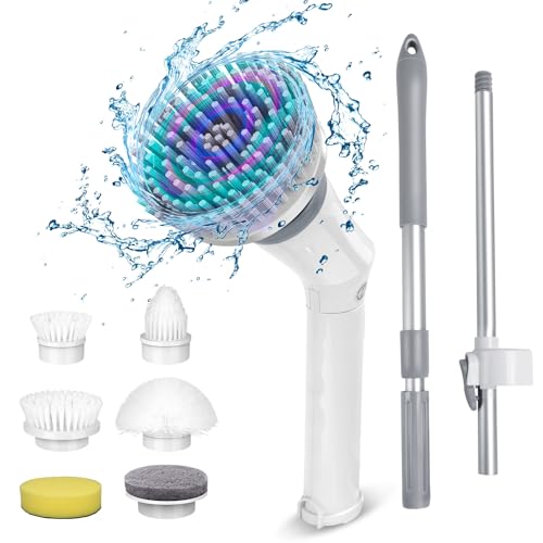 Qimedo Adjustable Multi-Angle Effortless Handle for Electric Spin Scrubber