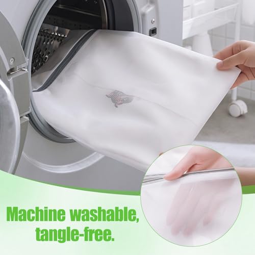 Mesh Laundry Bags for Delicates - 6 Pack with Zipper