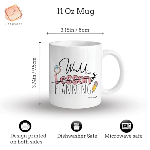 Engaged Teacher Wedding Lesson Plan Mug - Bride Gifts, Mrs Cup - 11Oz