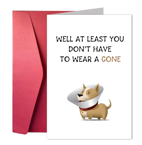 Joycard Humorous Recovery Greeting Card - Funny Comfort & Support