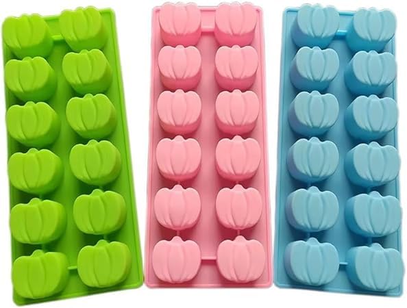 Thanksgiving Silicone Candy Molds - Pumpkin & Maple Leaf Shapes