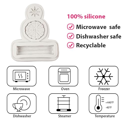 Winter Spices Silicone Mold Set for Cake Decorating and Crafts