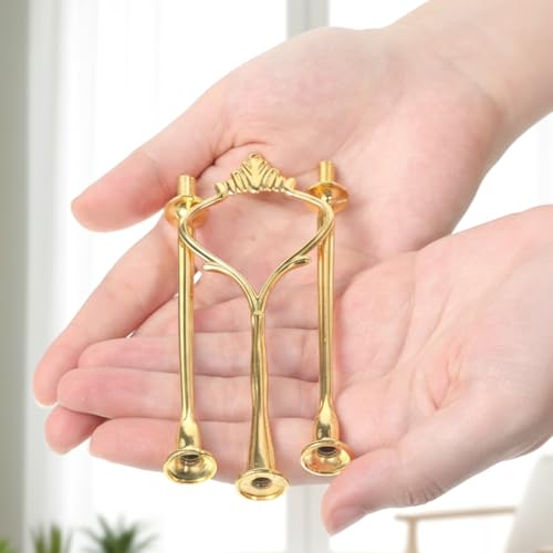 Tucnoeu 5 Sets Tiered Tray Hardware Kit - Gold & Silver Cake Stand