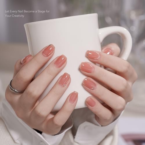 GAOY No Wipe Gel Top Coat for Chrome Powder & Rhinestones 12ml