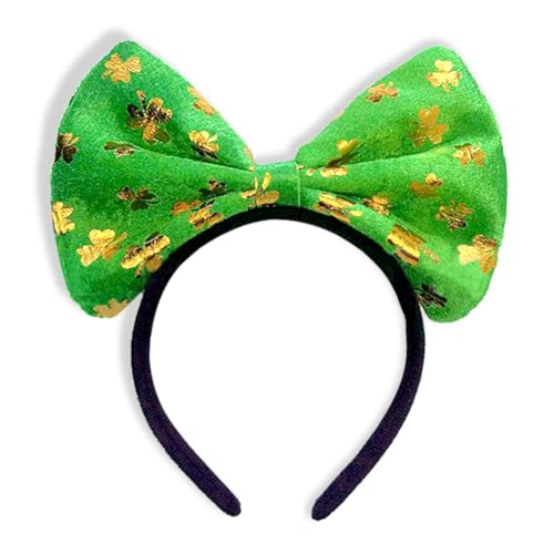 St. Patrick's Day Shamrock Clover Headband Green Irish Costume Accessory