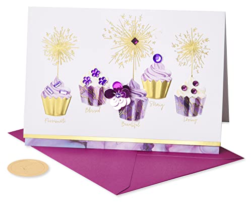 Papyrus Birthday Card - Beautiful Design for Her