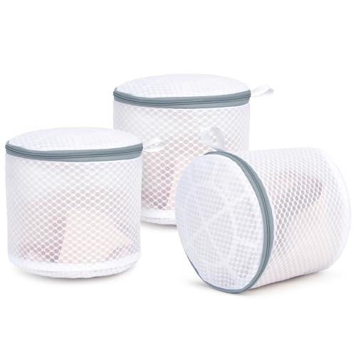Mesh Bra Laundry Bags for Delicates, 6x7 Inch, 3-Pack Set