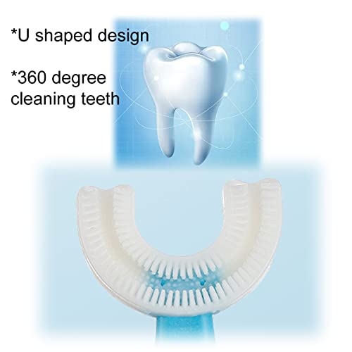 U-Shaped Kids Toothbrush 2-Pack - Soft Silicone Training Toothbrush