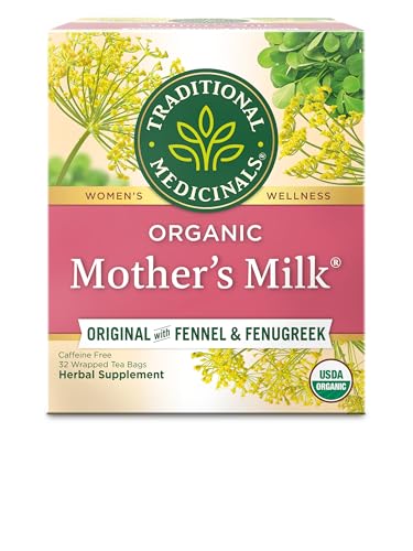 Organic Mother's Milk Tea - 32 Count for Lactation Support