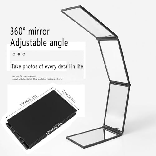 360 Degree Foldable Makeup Mirror for Hair Cutting & Grooming
