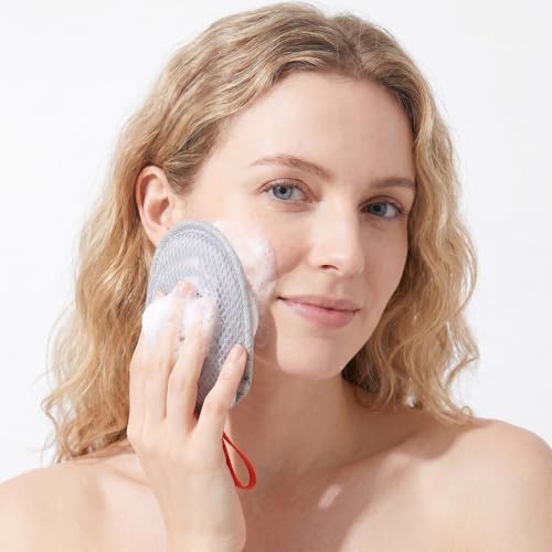 ZEYIYER 4Pcs Double Layer Soap Saver Bags Exfoliating Mesh Pouches