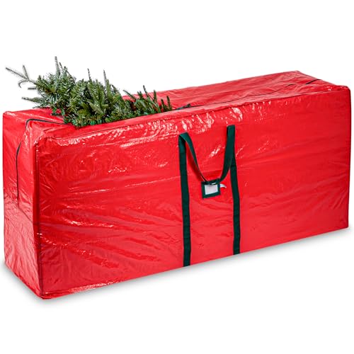 (Front-Load) 9ft Christmas Tree Storage Bag - Heavy Duty, Tear-Proof & Waterproof Tarp with Handles - Variation: 9ft Tarp
