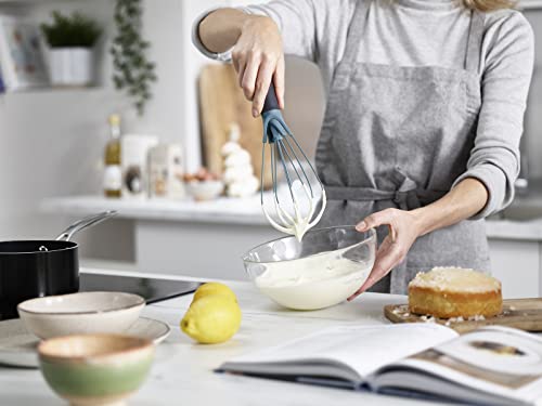 Joseph Joseph Twist 2-in-1 Collapsible Balloon & Flat Whisk, Blue (Pack of 2)