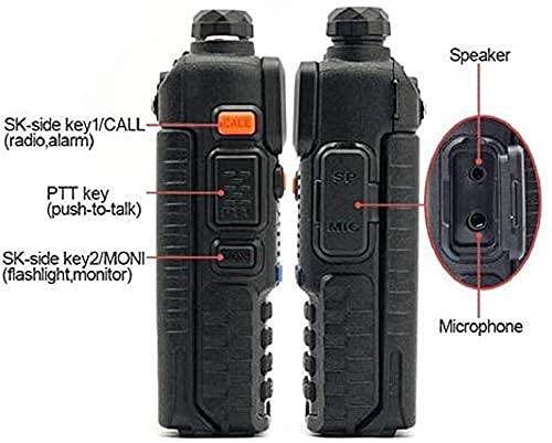6 Pack Nicama Baofeng UV-5R Dual Band Two Way Radio, 144-148/420-450Mhz Walkie Talkie with 1800mAh Li-ion Battery