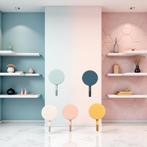 5 Colorful Self-Adhesive Hooks for Home Storage & Organization