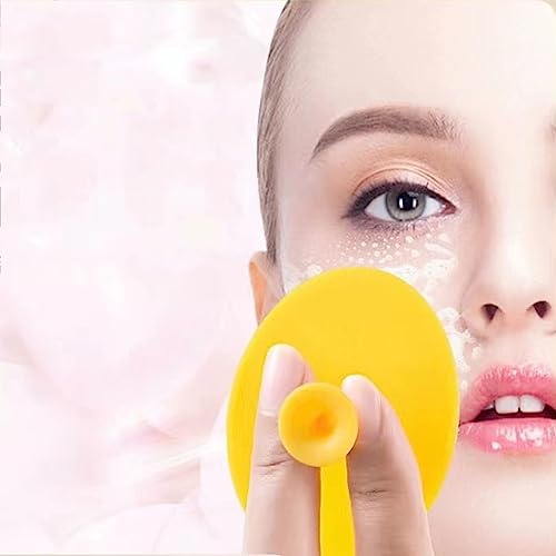 MR LION Silicone Facial Cleansing Brush 4 Pack - Soft Face Exfoliator & Blackhead Remover Pad