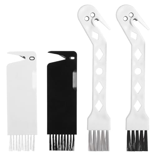 Tweruna 4-Piece Vacuum Brush Cleaning Tool Set - Black & White Universal Kit