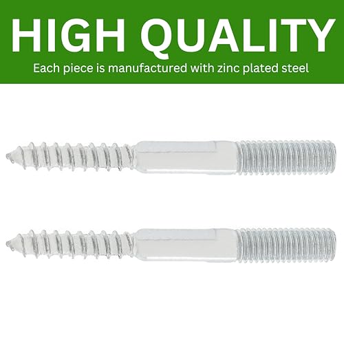 Pack of 4 IKEA Part #114334 Bed Frame Hanger Bolts - Replacement Hardware