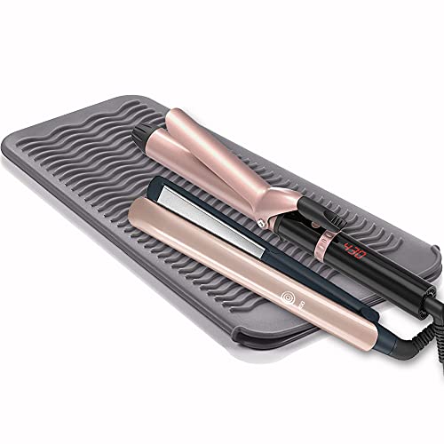 Ryke Kukkri Silicone Heat Resistant Mat & Pouch for Hair Styling Tools
