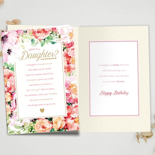 Sentimental Birthday Card for Daughter from Mom & Dad