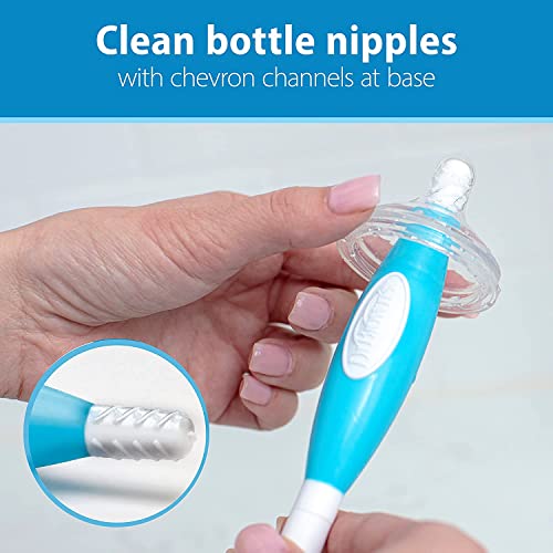 Dr. Brown's Baby Bottle Brush Set - Blue Variety Pack (2-Pack)
