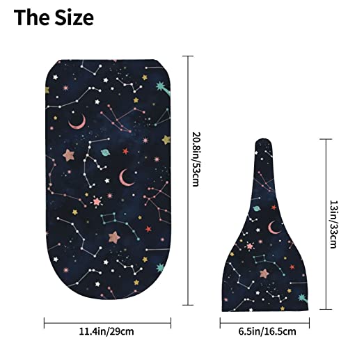 Soft Space Galaxy Swaddle Blanket & Beanie Set for Newborns