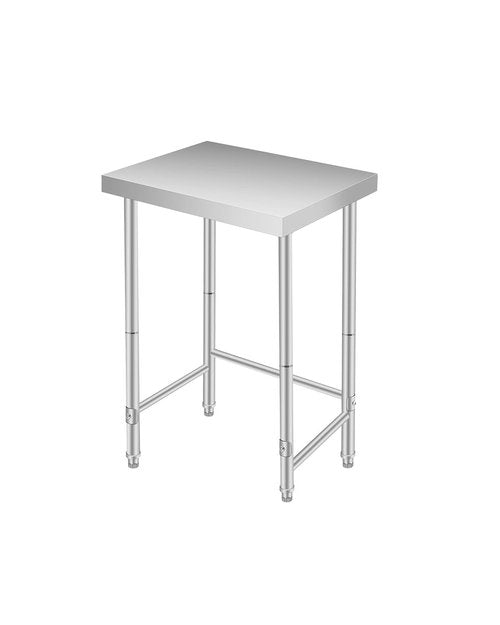 16X24x35 Inch Stainless Steel Table, NSF Heavy Duty Worktable with Open Base, Rust-Resistant Utility Prep Table for Kitchen, Restaurant, Garage, Indoor/Outdoor
