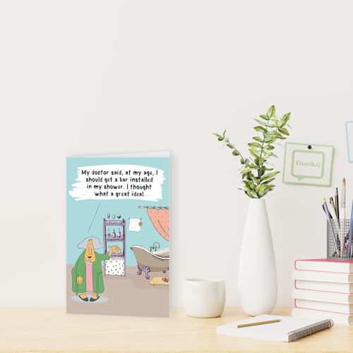 Funny Birthday Card for Women - 50th, 60th, 70th Celebration