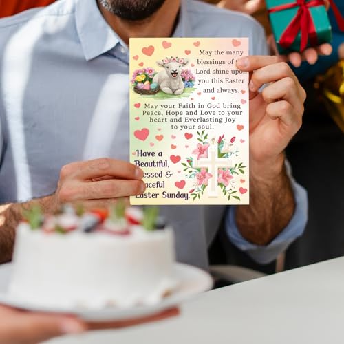 Christian Easter Blessings Card for Family & Friends - FANCYLUCKY