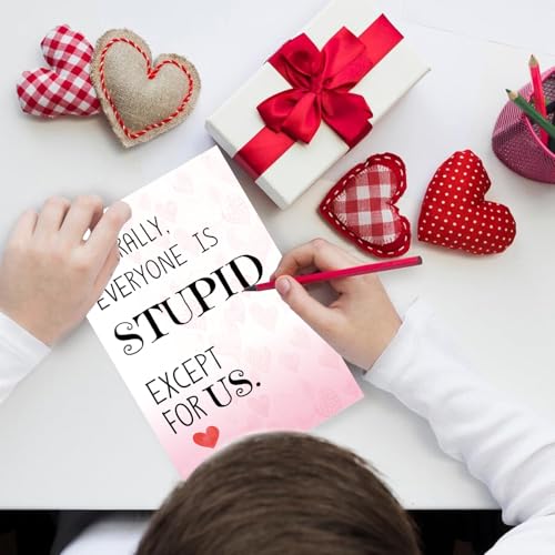 Funny Valentine's Day Card - Sarcastic Humor for Loved Ones
