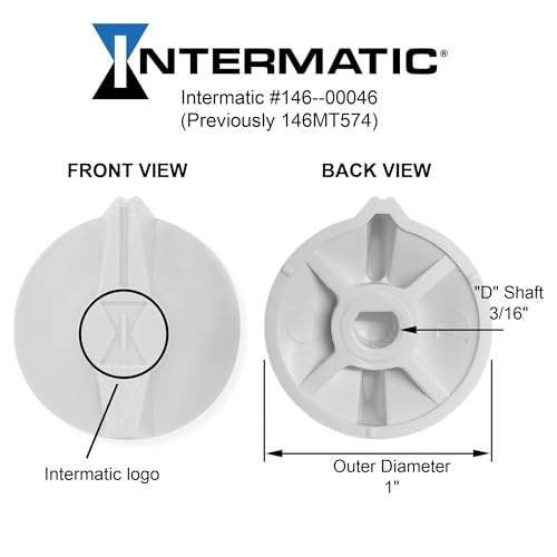Intermatic 146MT574 Timer Knob for FD Series In-Wall Timers - White