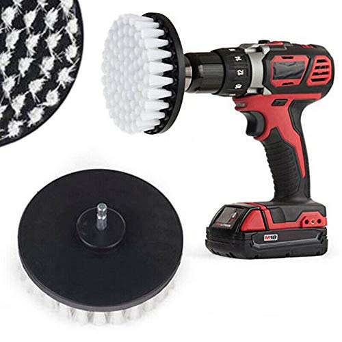 Wixine 5" Drill Brush Attachment for Carpet, Upholstery & Leather Cleaning