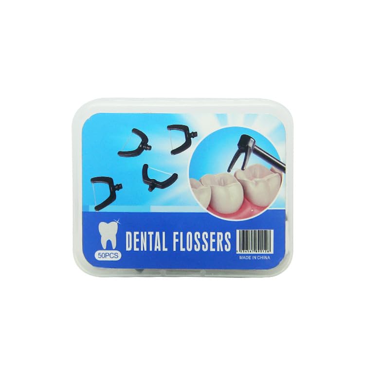 Electric Vibration Dental Flosser Replacement Heads 50 Pack