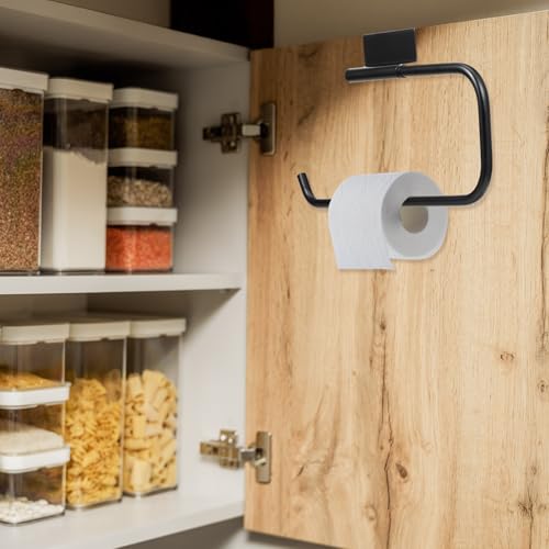Styquenzer Under Cabinet Paper Towel Holder - Stainless Steel No-Drill Rack
