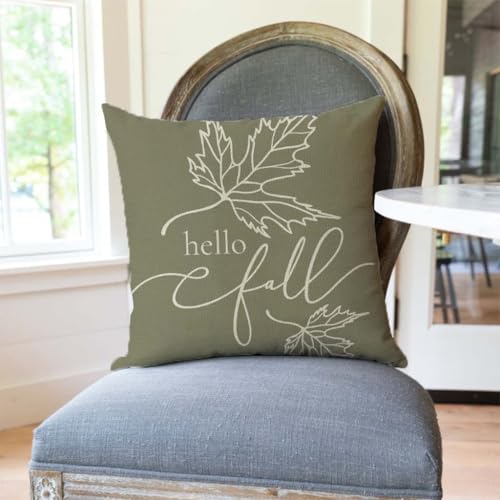 PANDICORN Fall Throw Pillow Covers Set of 4 - 18x18 Pumpkin Decor