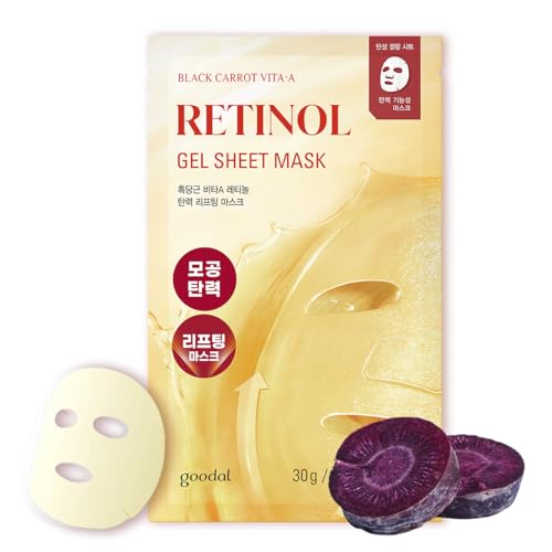 GOODAL Retinol & Black Carrot Gel Sheet Mask – Pore-Lifting & Hydrating