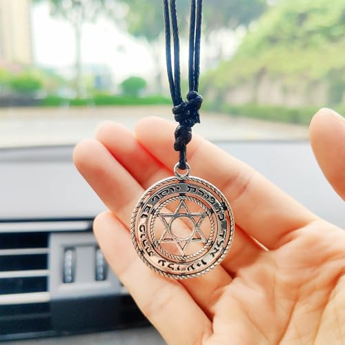 Star of David Car Mirror Pendant - Retro Hanging Ornament
