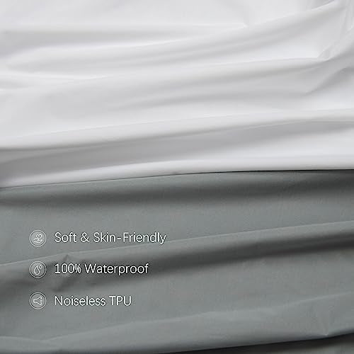 Biloban Waterproof Mini Crib Sheets - Soft Jersey Fitted, 2-Pack